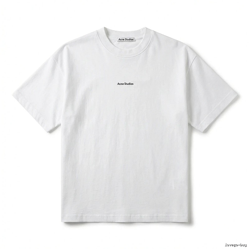 Acne Studios minimalist style white T-shirt