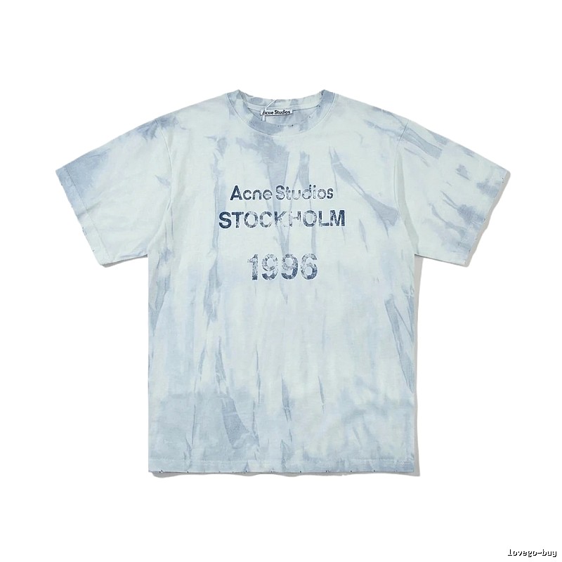 Acne Studios Tie - Dye Style White T - Shirt
