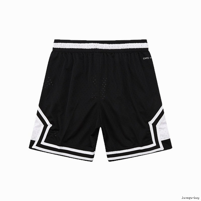 AJ Sporty Black and White Shorts