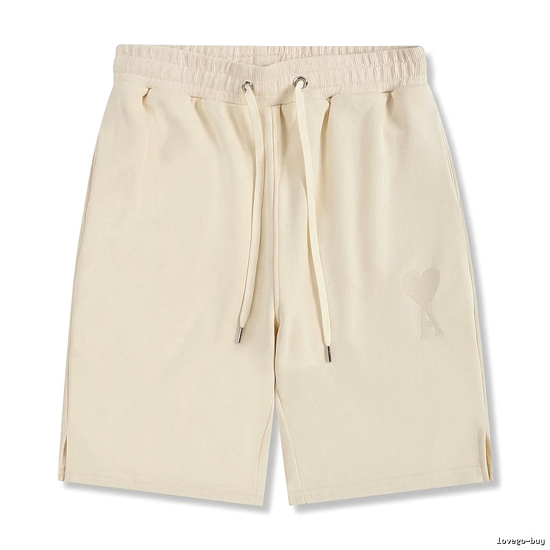 AMI casual style off-white shorts