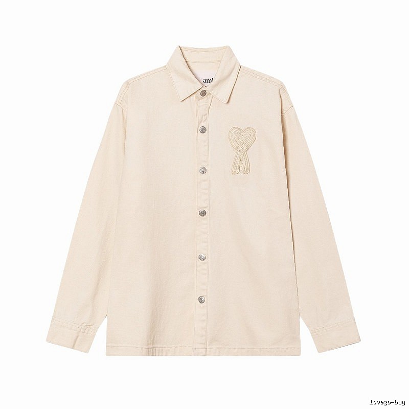AMI Embroidered Love Style Shirt