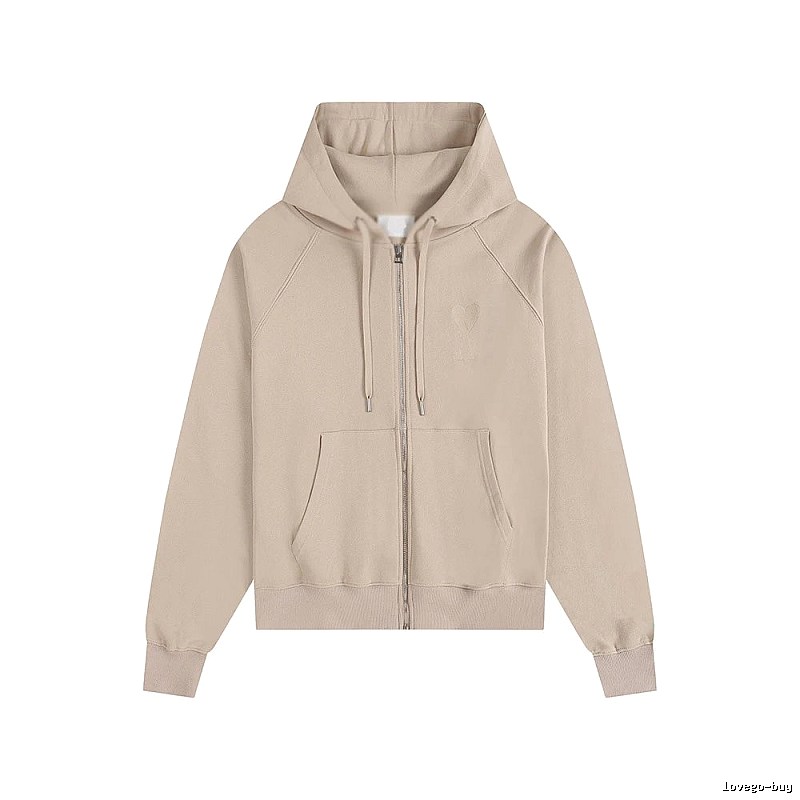 AMI Extremely Complex Style Beige Hoodie