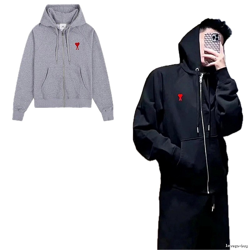 AMI Love Embroidery Trendy Brand Sweatshirt