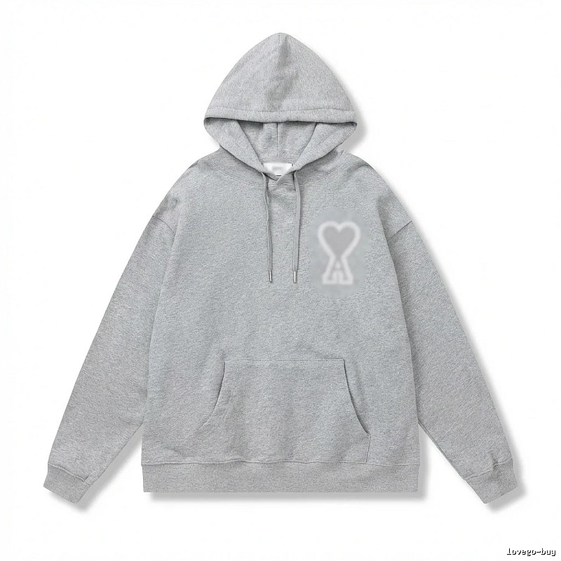 AMI Love Series Grey Hoodie