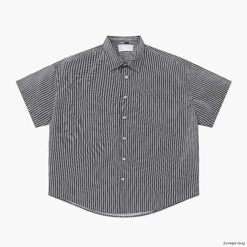 AMI striped retro-style shirt