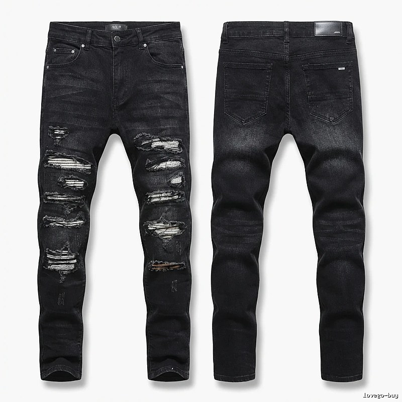 AMI Trendy Ripped Jeans with a Cool Style