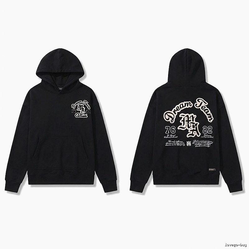 AMIRI Black Retro Hoodie