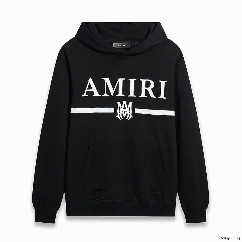 AMIRI Letter Print Black Sweatshirt