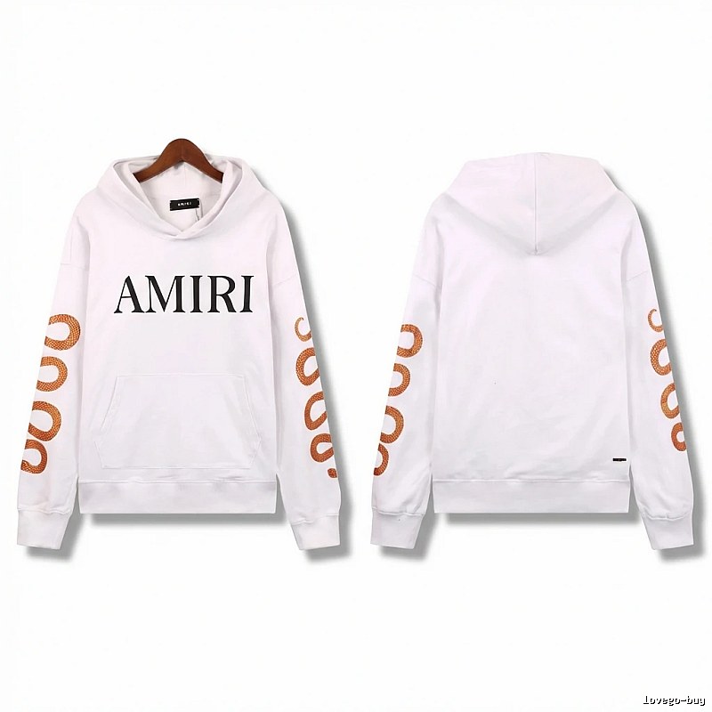 AMIRI letter - printed white sweatshirt