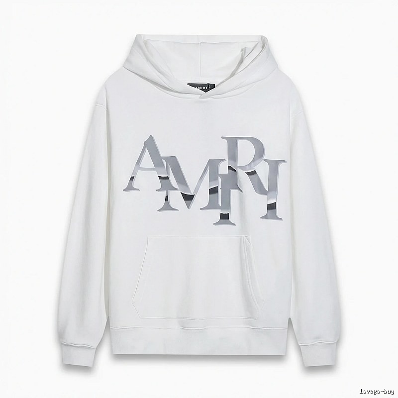 AMIRI Letter Style White Sweatshirt