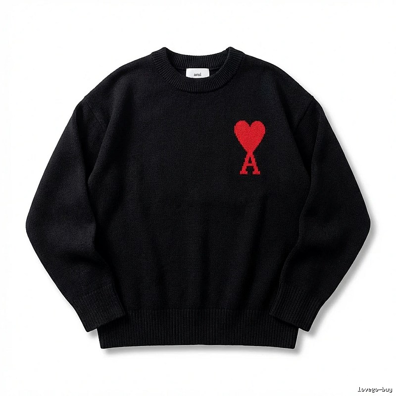 AMIRI Love Trendy Black Sweater