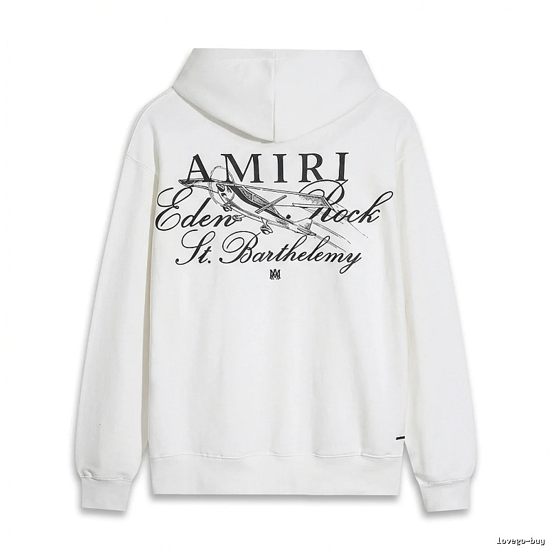 AMIRI Printed Casual White Sweatshirt