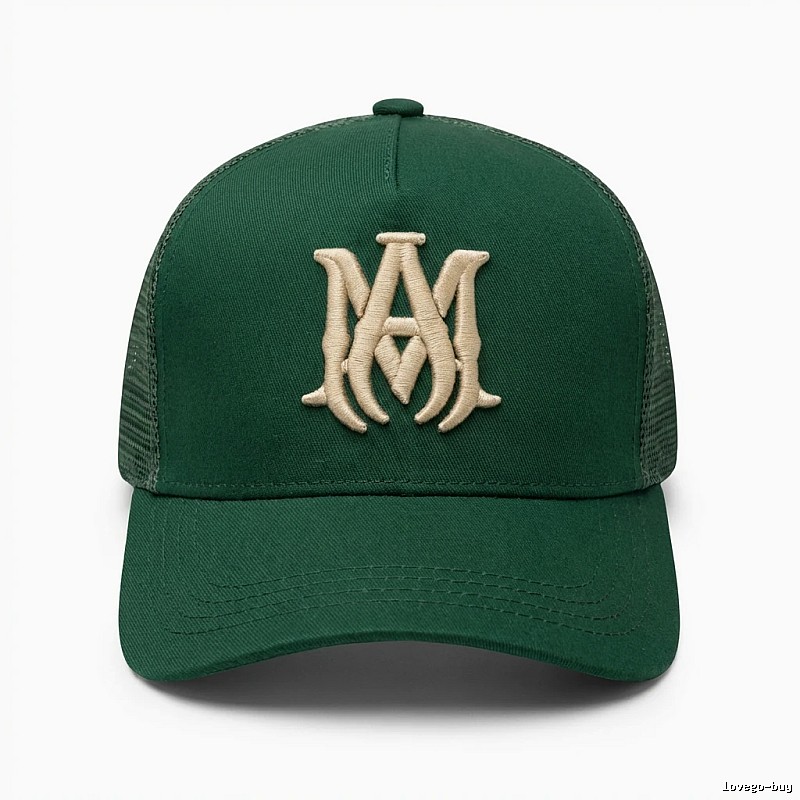 AMIRI Retro Style Dark Green Hat