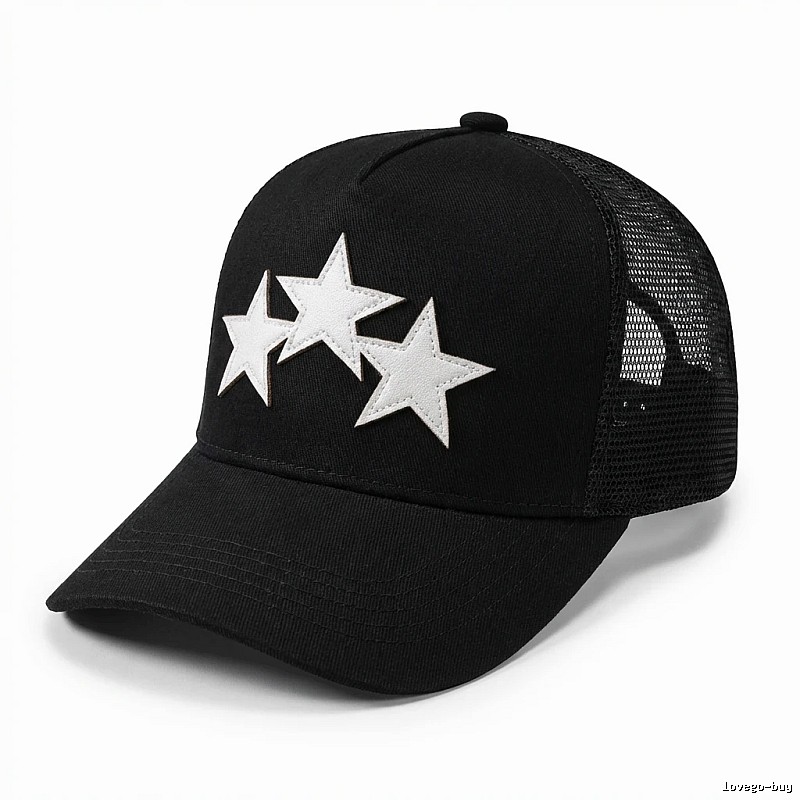 AMIRI Starry Trendy Cool Black Hat