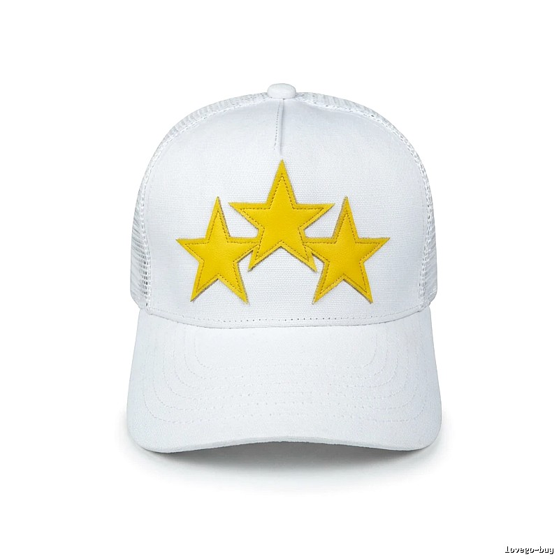 AMIRI Starry Trendy Cool Style White Hat