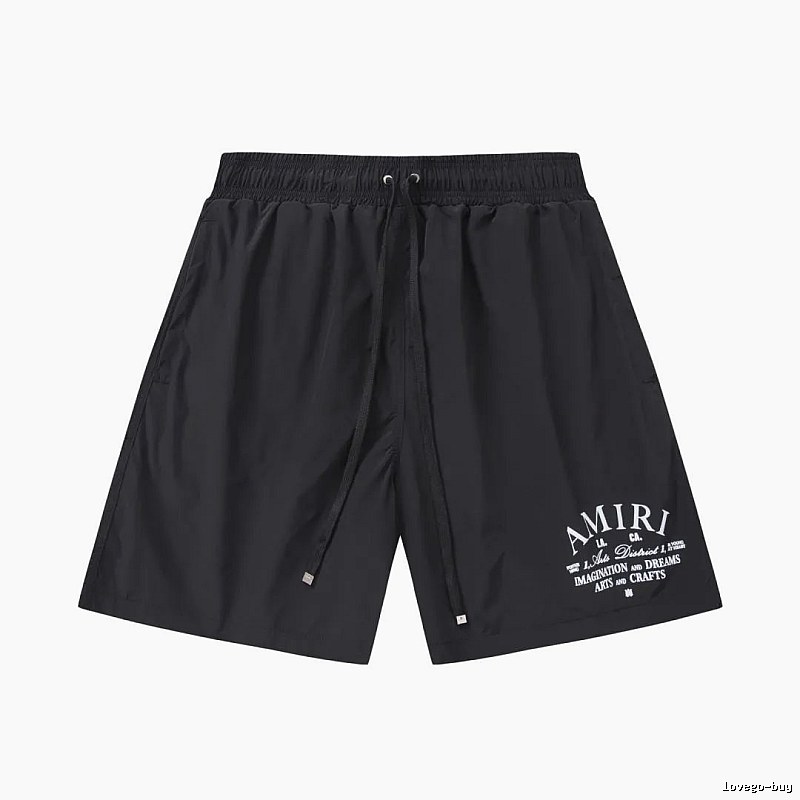 AMIRI trendy brand black shorts
