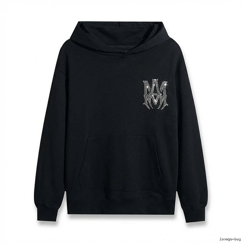 AMIRI's trendy and cool black hoodie