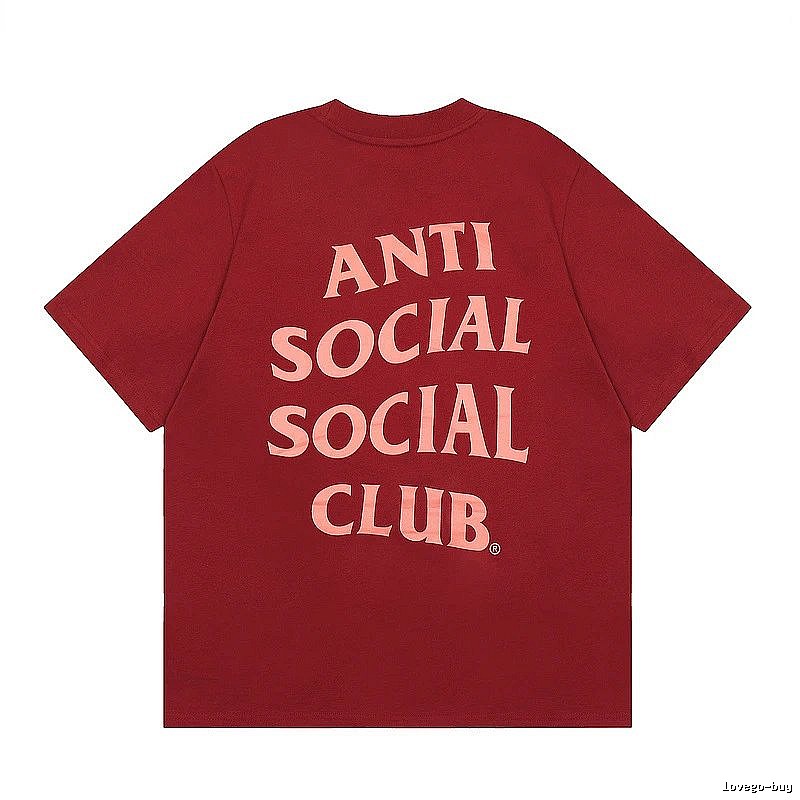 Anti Social Social Club Travel Logo T-shirt Black Orange Anti with Modern Look