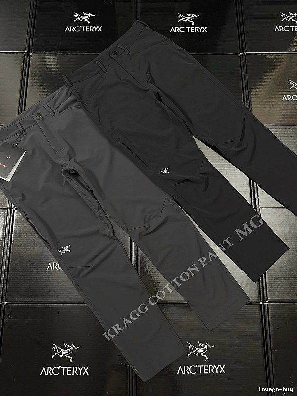 Arc'teryx Technical Hiking Pants in Charcoal - articulated knees