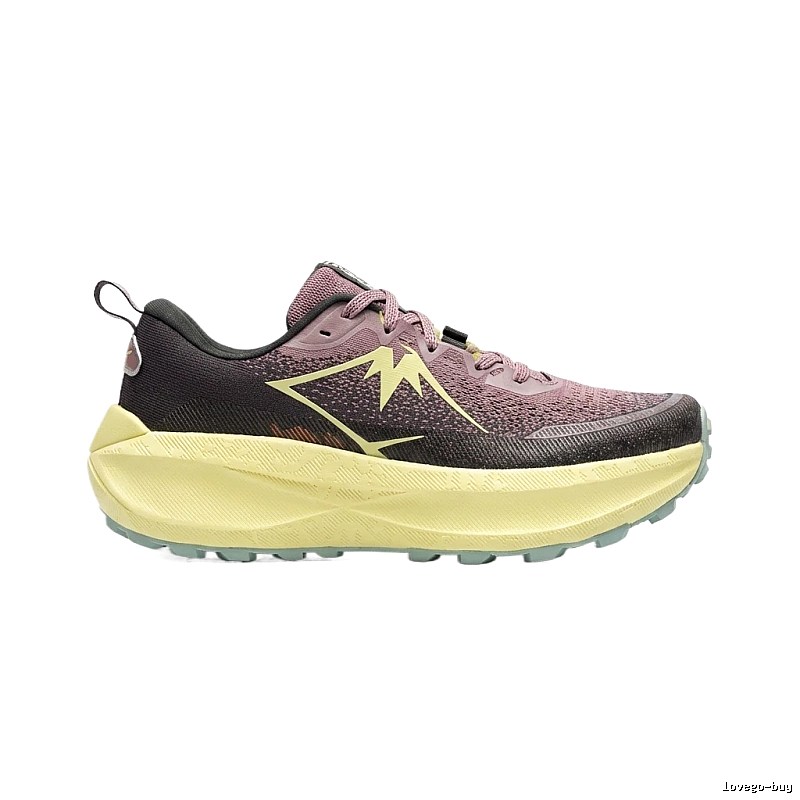 ASICS Trail Running Black and Pink Sneakers