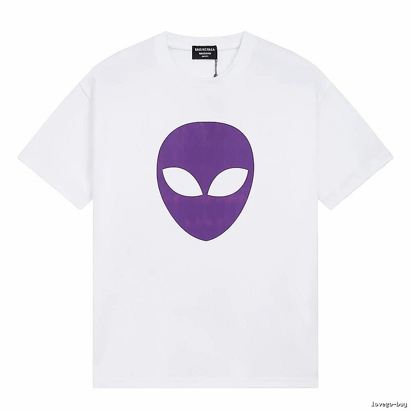 Balenciaga Alien Print White T-shirt