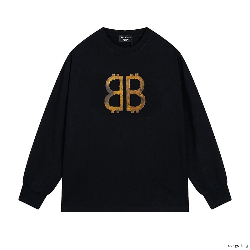 Balenciaga BB Print Black Sweatshirt