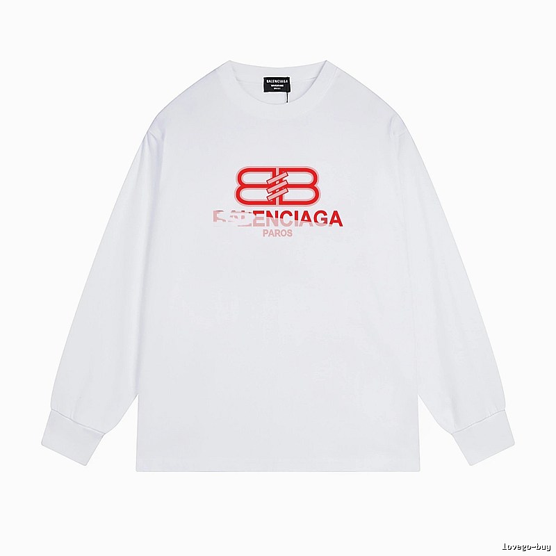 Balenciaga BB Print White T-shirt