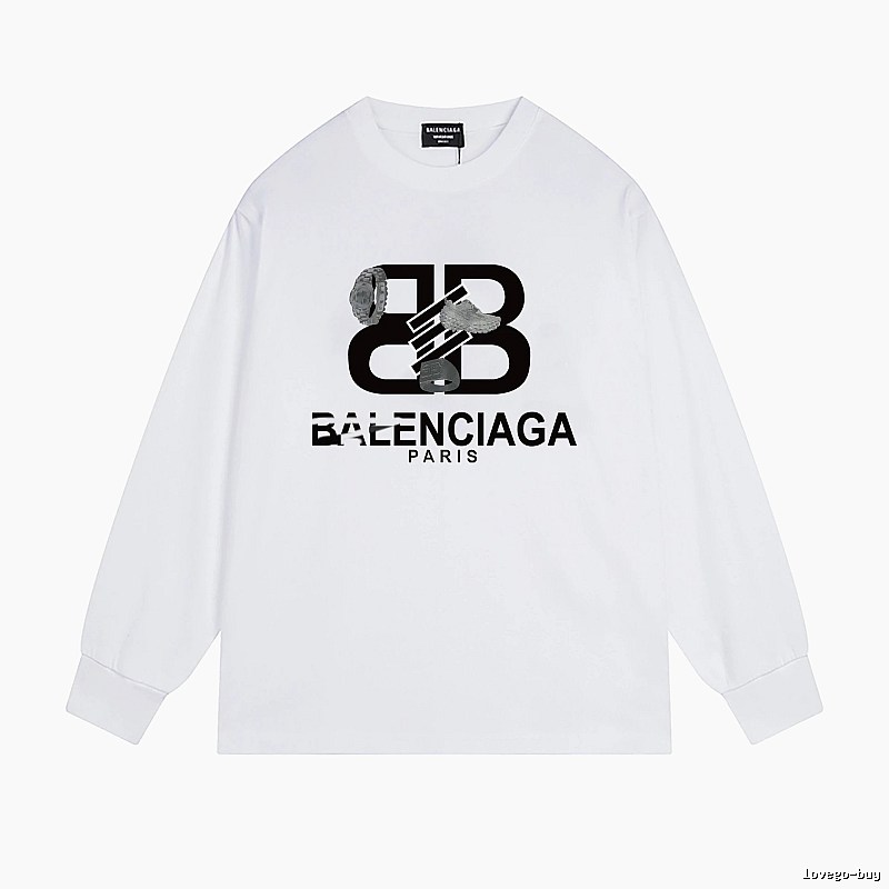 Balenciaga BB Series Simple White T-shirt
