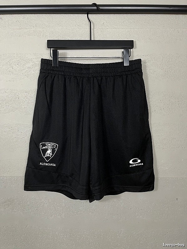 Balenciaga casual style black shorts