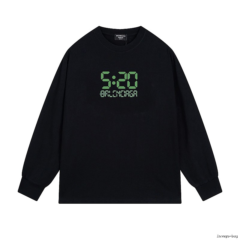Balenciaga digital style black sweatshirt