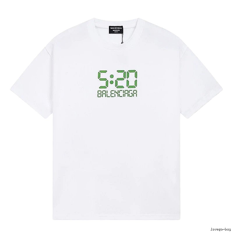 Balenciaga digital-style white T-shirt