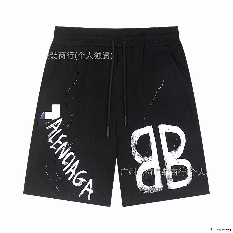 Balenciaga graffiti-style shorts
