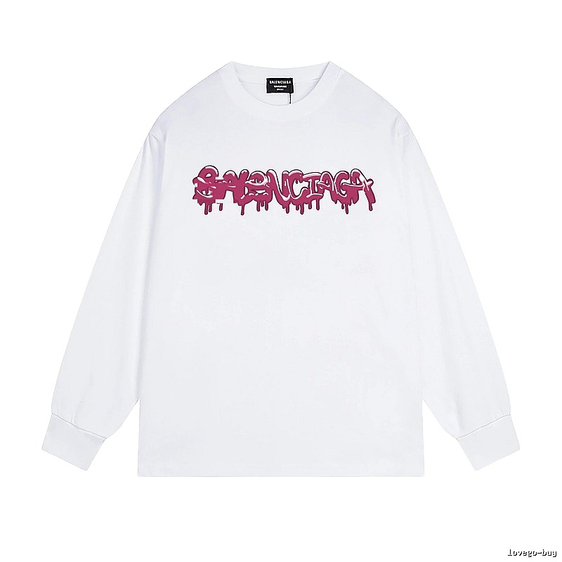 Balenciaga graffiti-style white T-shirt