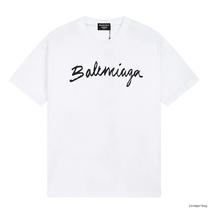Balenciaga letter simple white T-shirt