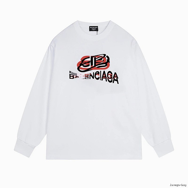Balenciaga letter white sweatshirt