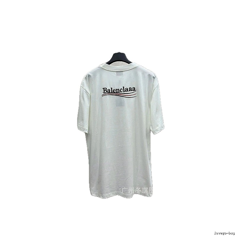 Balenciaga minimalist style white T-shirt