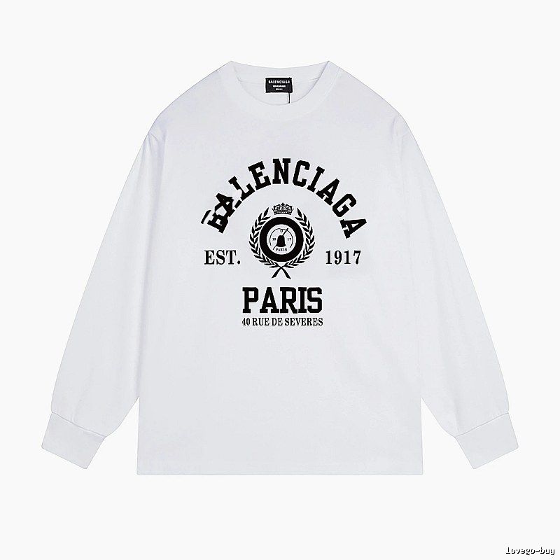Balenciaga retro-style white T-shirt