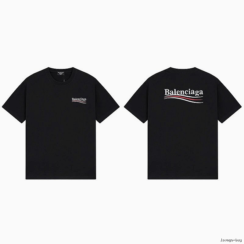 Balenciaga simple black short-sleeve
