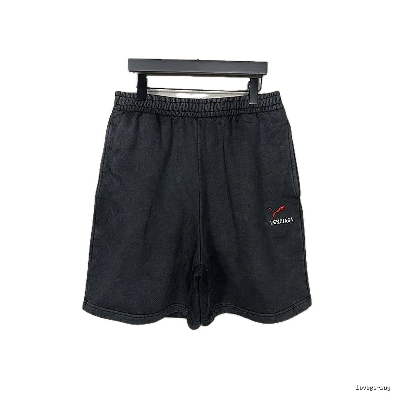 Balenciaga sporty black shorts