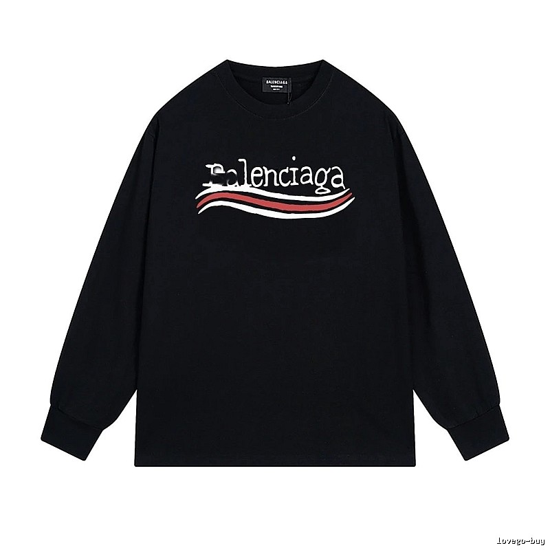 Balenciaga wavy black sweatshirt