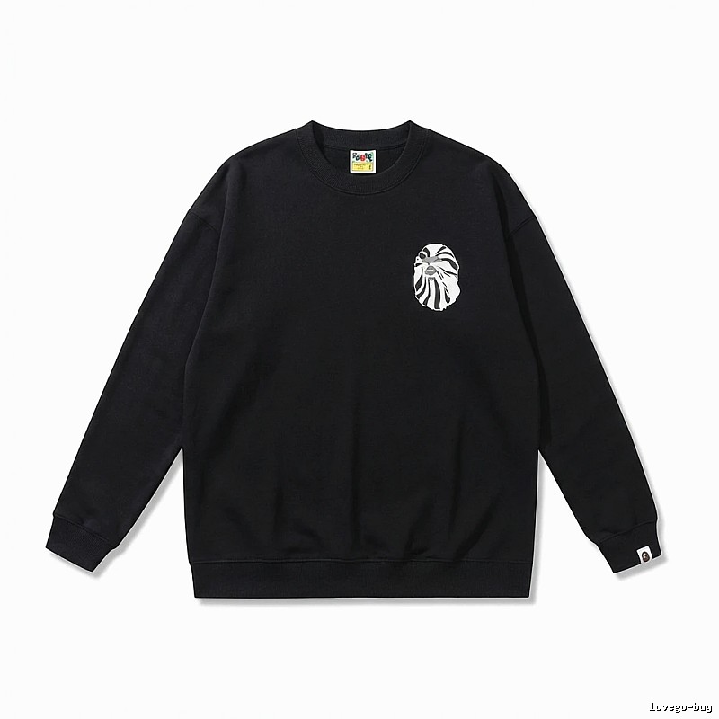 Bape Ape Head Casual Black Sweatshirt