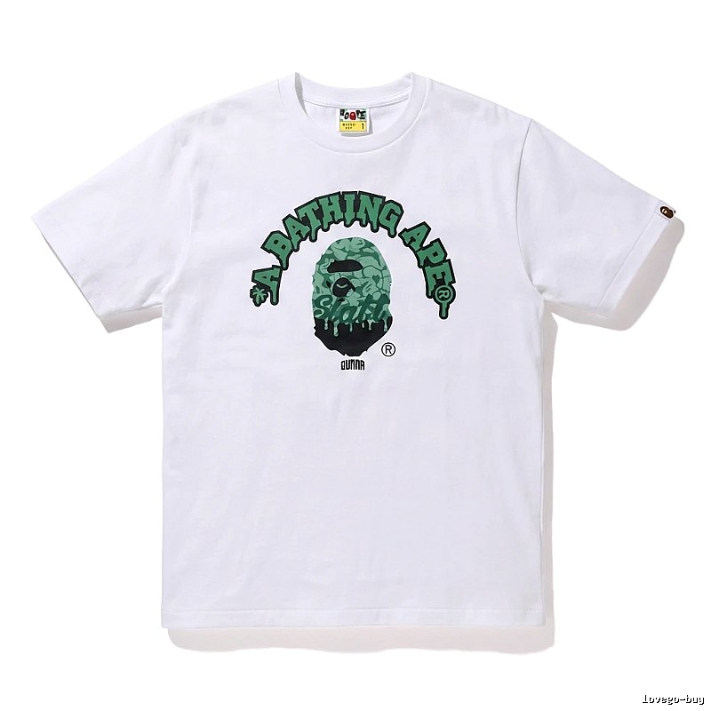 Bape Ape Head Cool White T-shirt in Streetwear Style