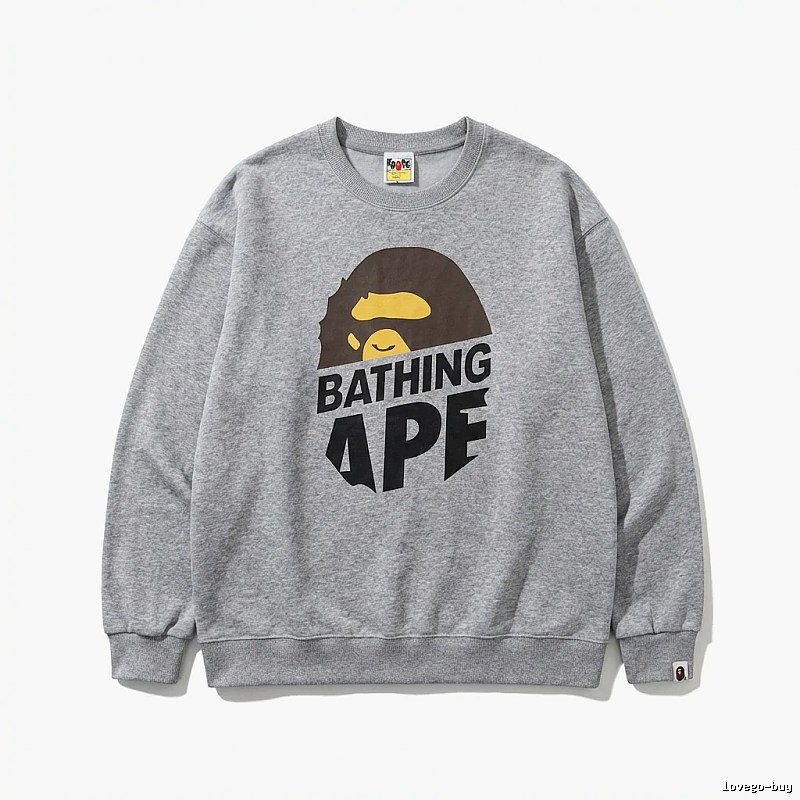 Bape Ape Head Grey Sweatshirt
