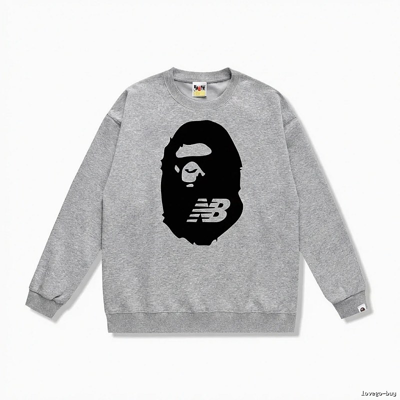 Bape Ape Head Grey Sweatshirt