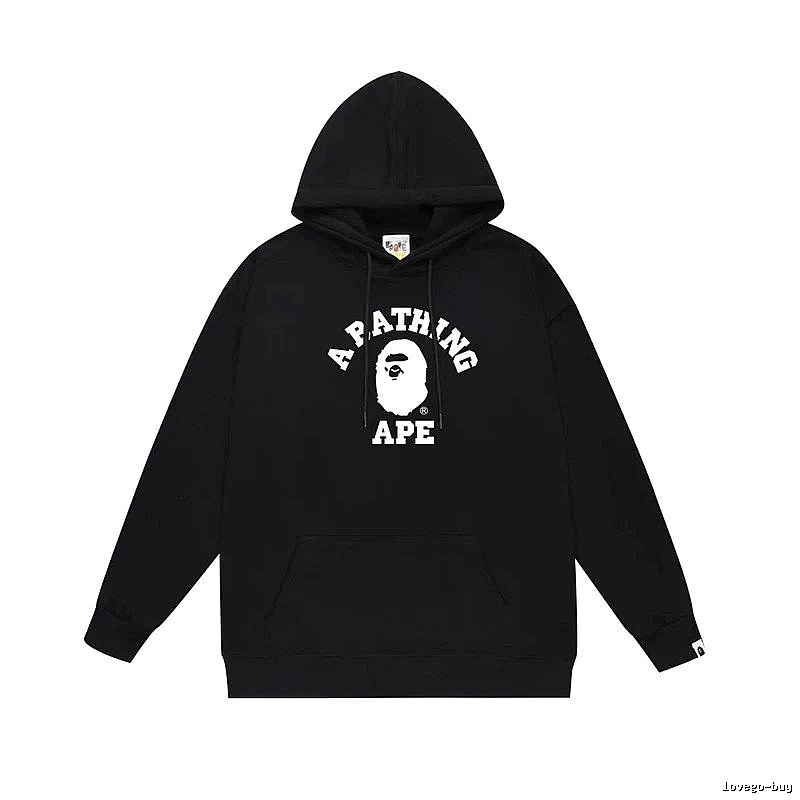 Bape Ape Head Simple Black Sweatshirt