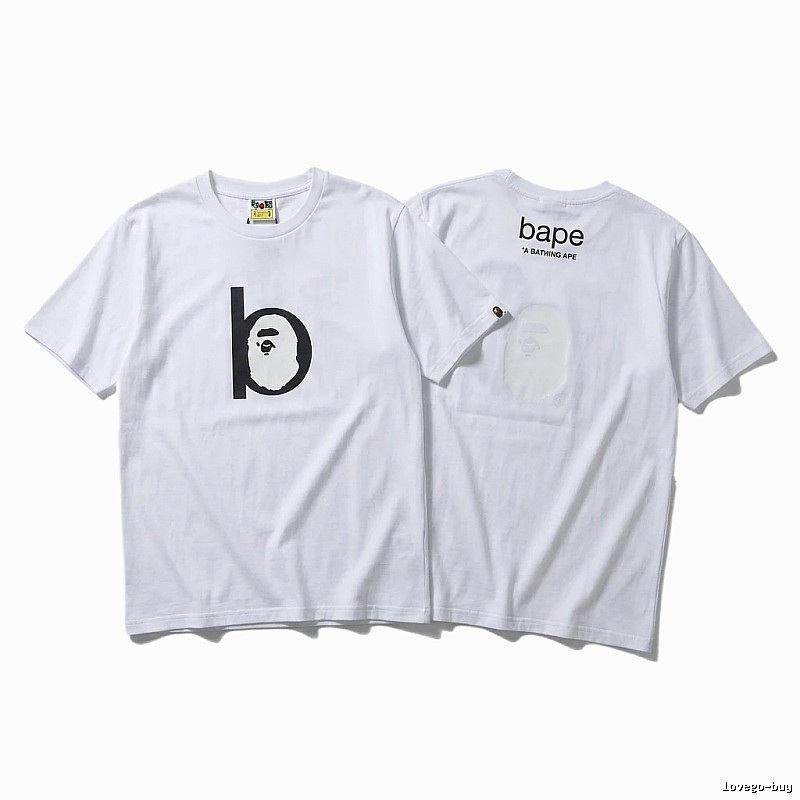 Bape Ape Head Simple White T-shirt