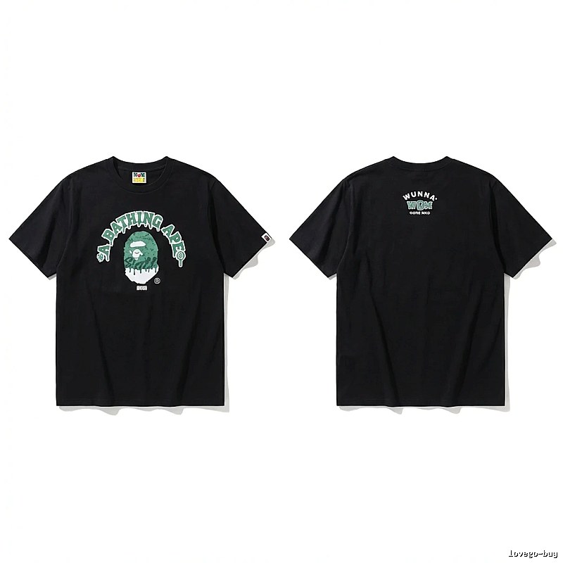Bape Ape Head Trendy Black T-shirt