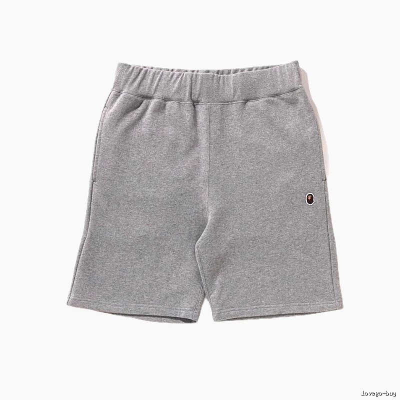 Bape basic casual gray shorts