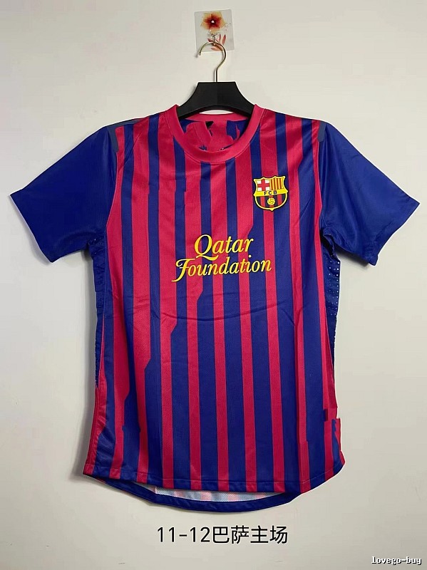 Barcelona Classic Retro soccer jersey Blue Red Barcelona for Daily Styling