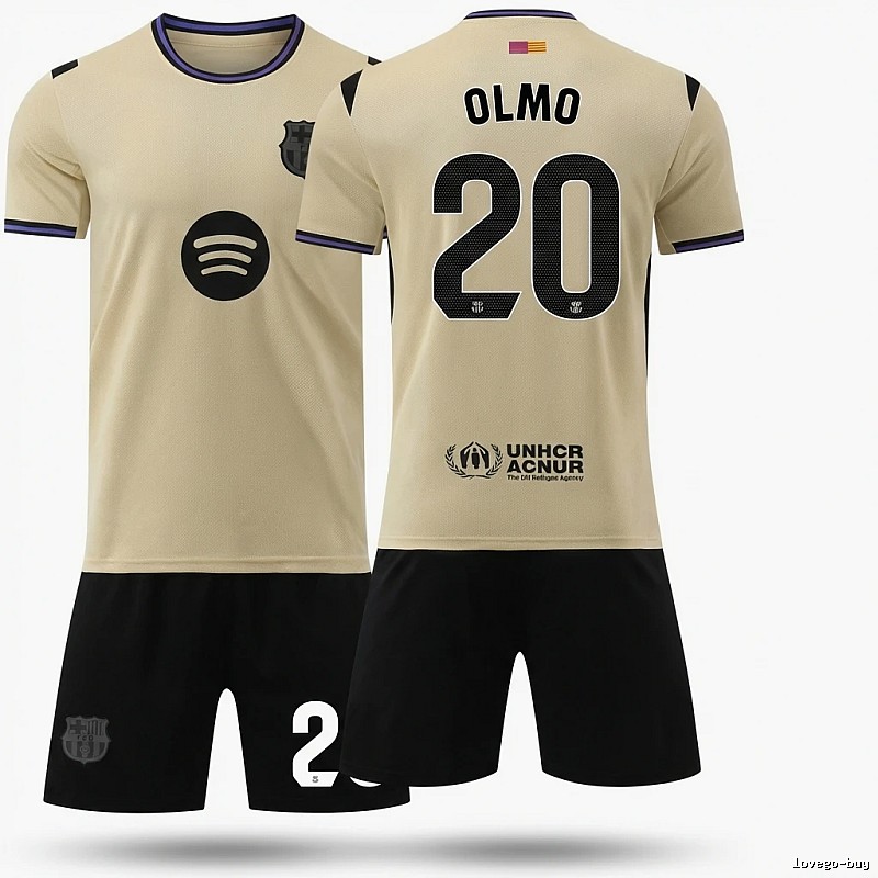 Barcelona co-branded style beige jersey